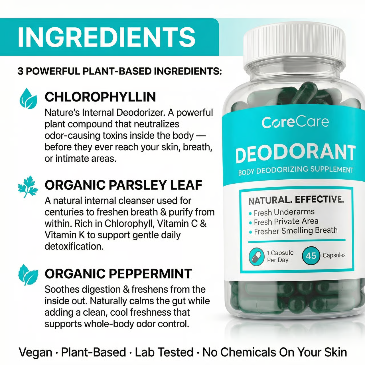 CoreCare™ Body Deodorizer Capsules
